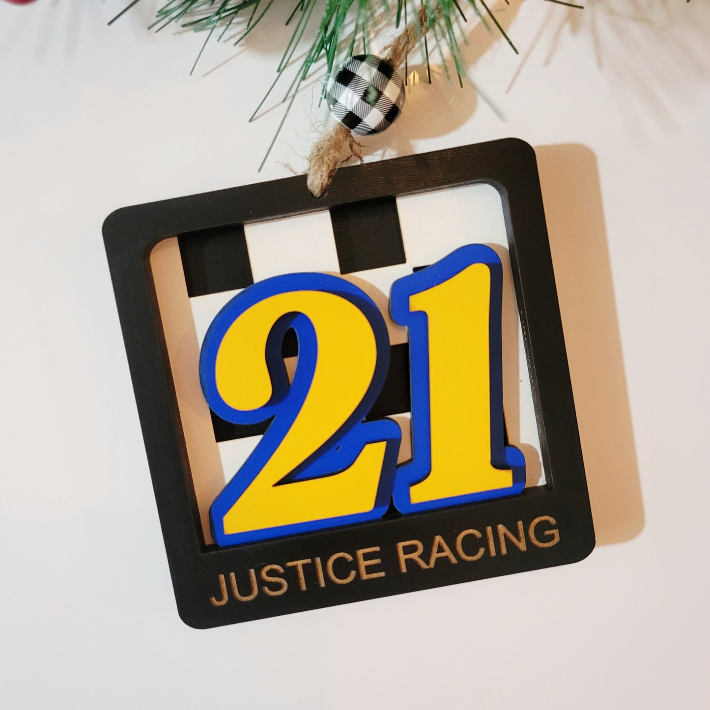 Custom Race Team Name Wood Sign or Ornament