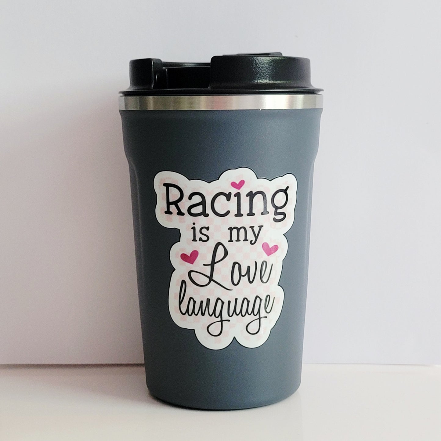 Racing is my Love Language Tumbler