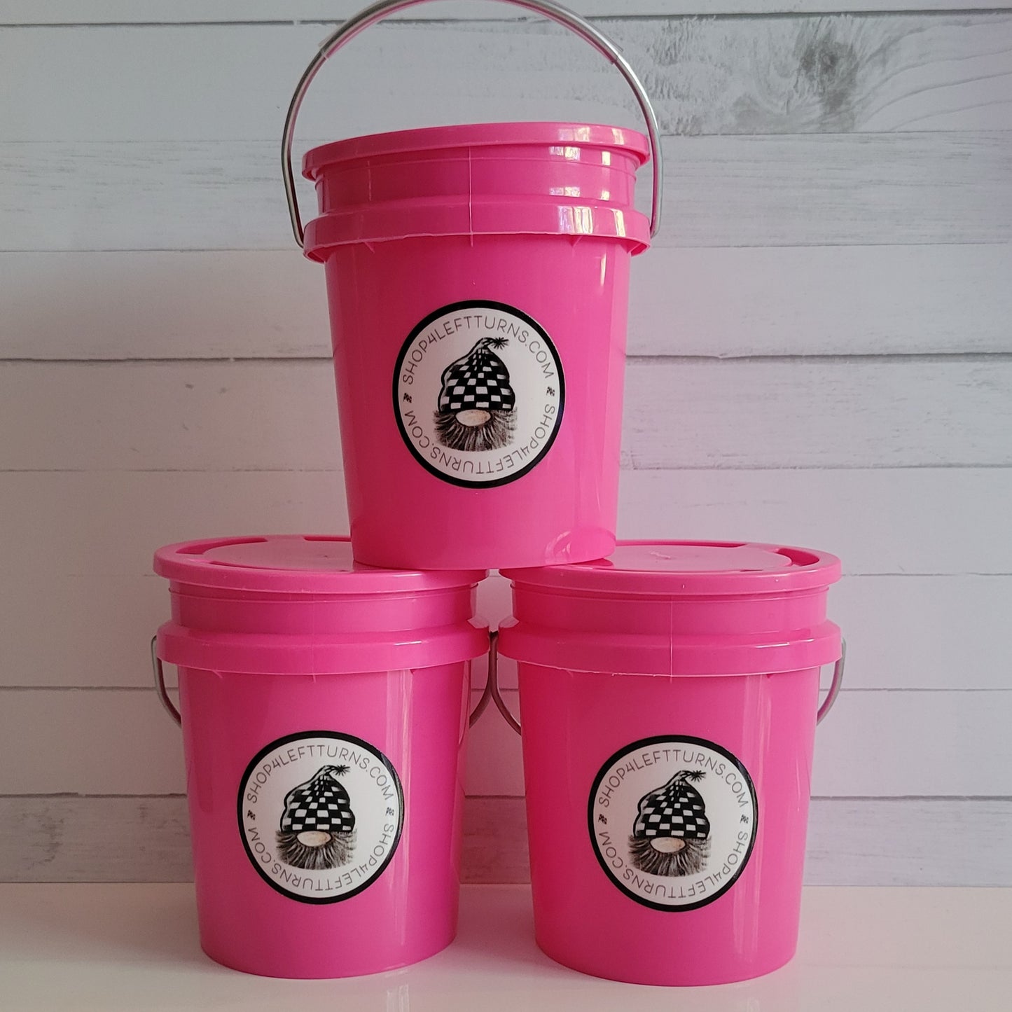 4 Left Turns Collectible Mini Bucket Pink