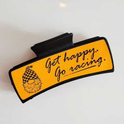 Get Happy Go Racing Gnome Hair Claw Clip