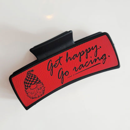 Get Happy Go Racing Gnome Hair Claw Clip