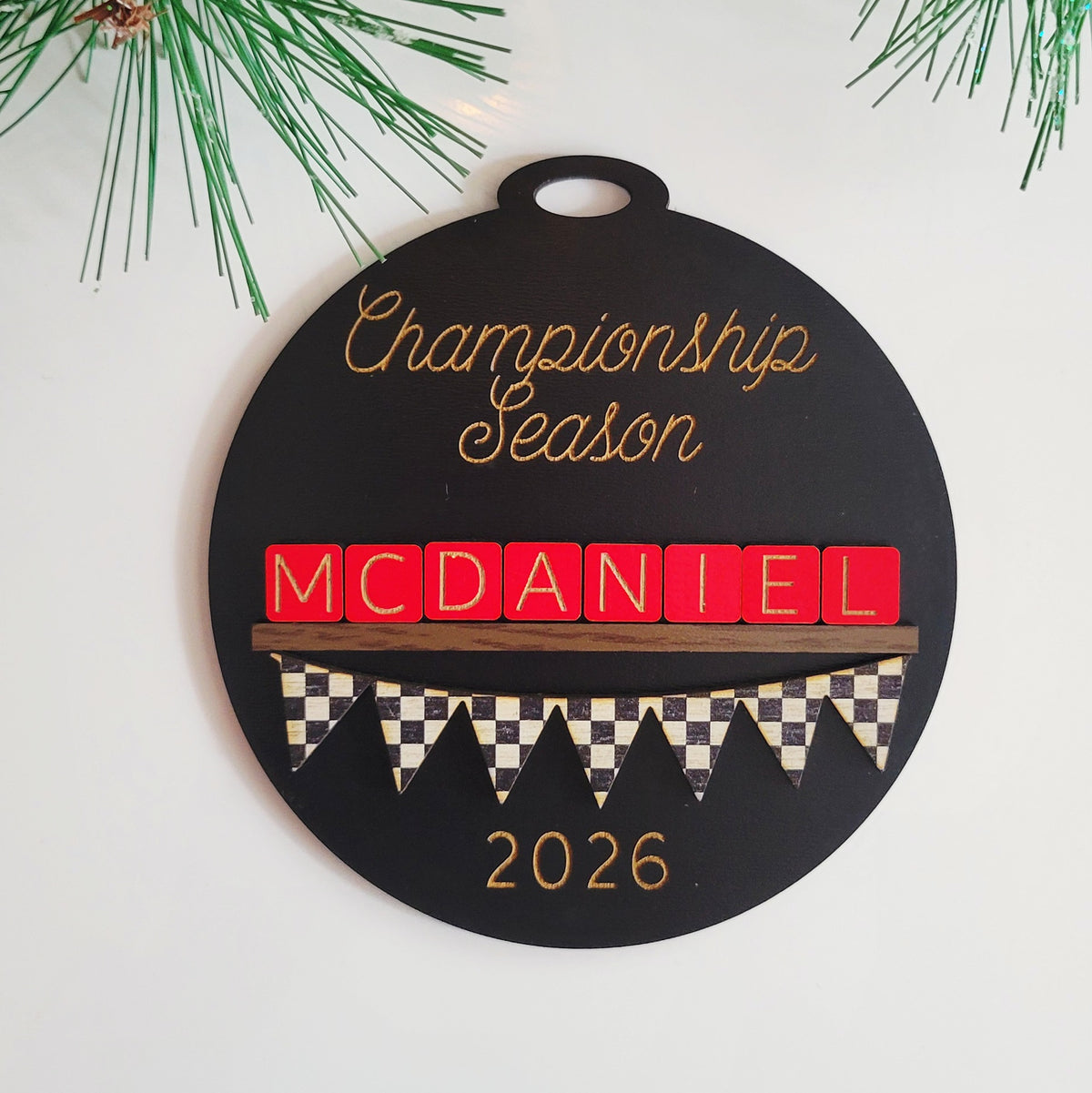 2026 Personalized Christmas Ornament