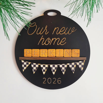 2026 Personalized Christmas Ornament