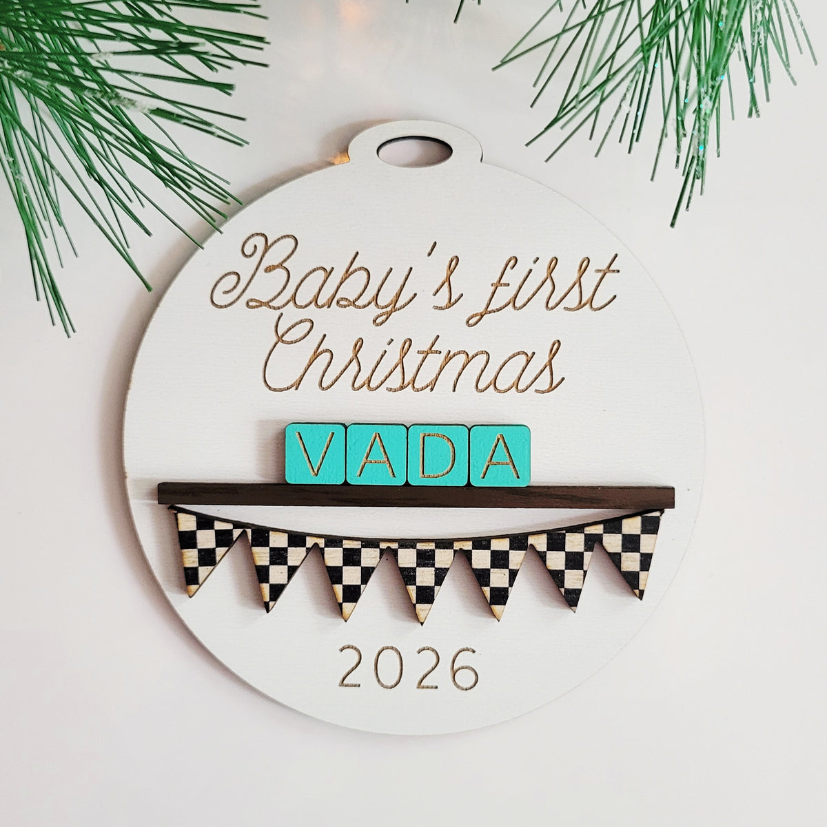 2026 Personalized Christmas Ornament