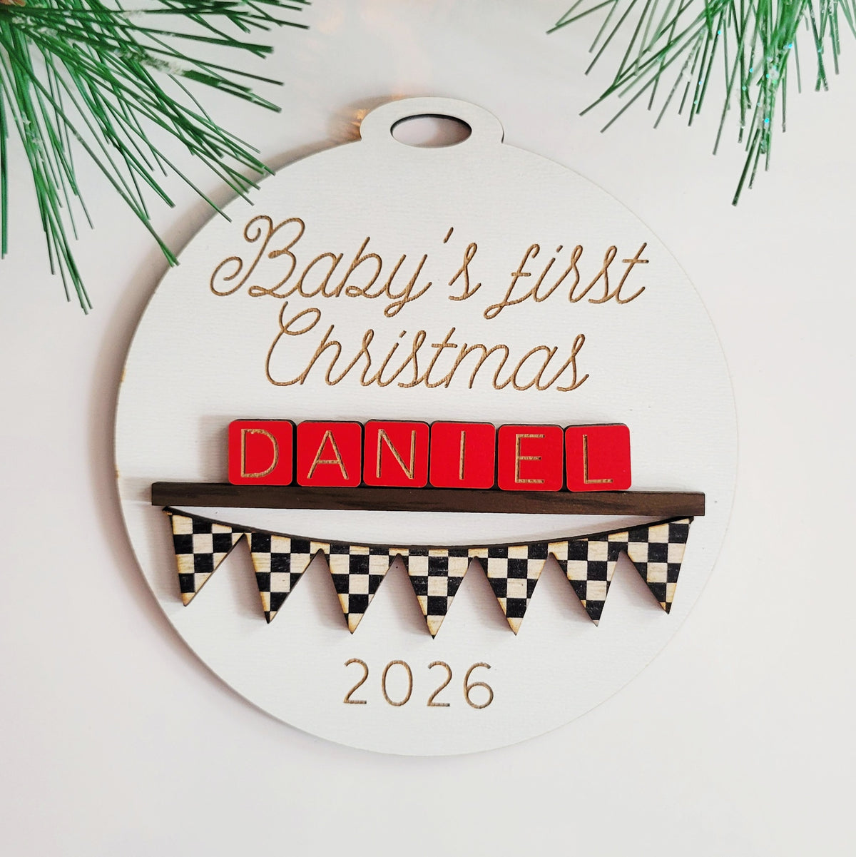 2026 Personalized Christmas Ornament