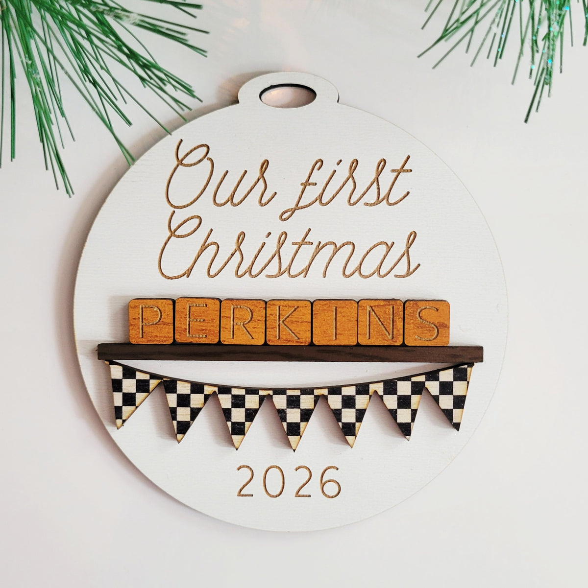 2026 Personalized Christmas Ornament