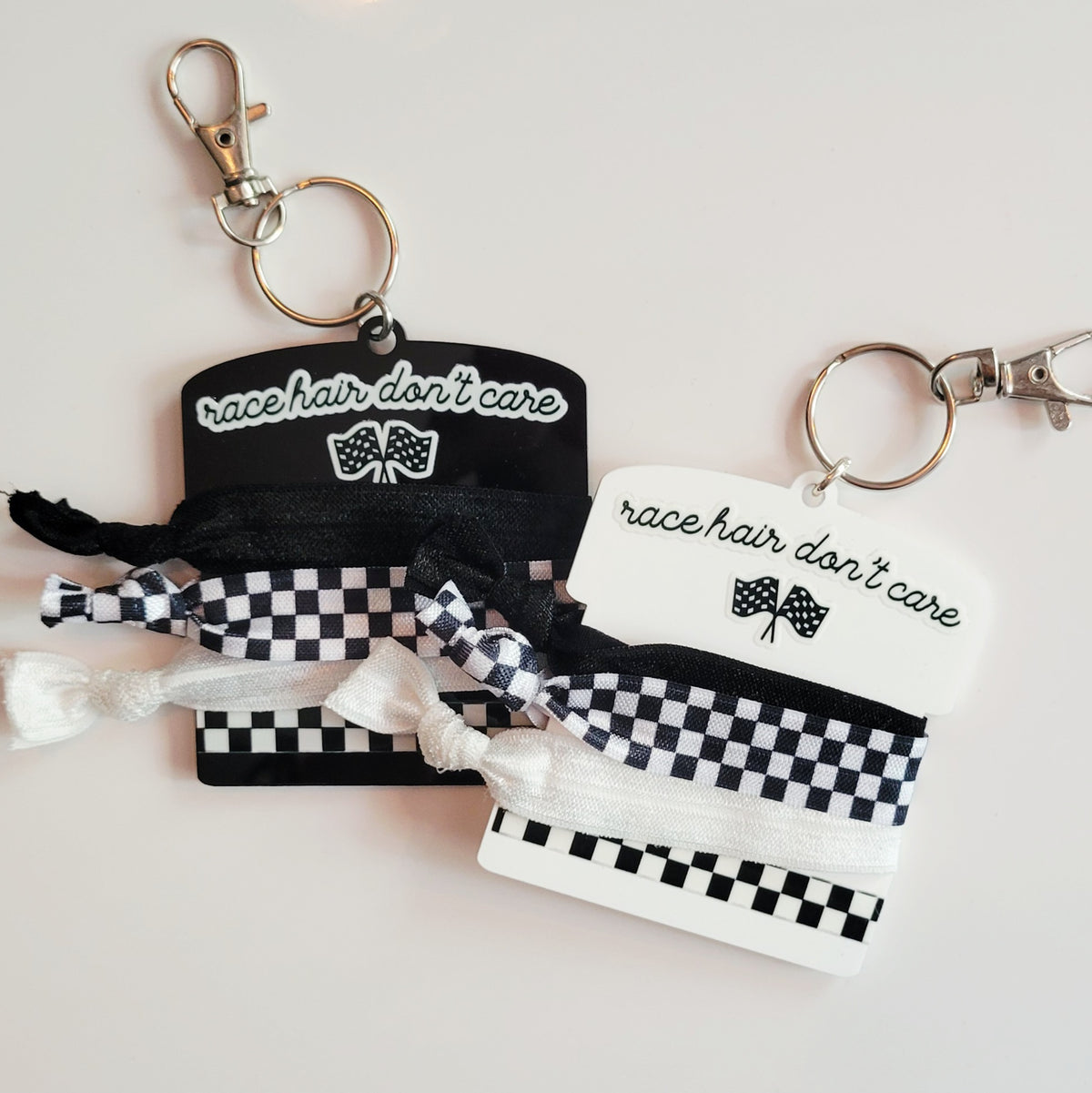 Race Hair Don't Care Clip On Hair Tie Holder