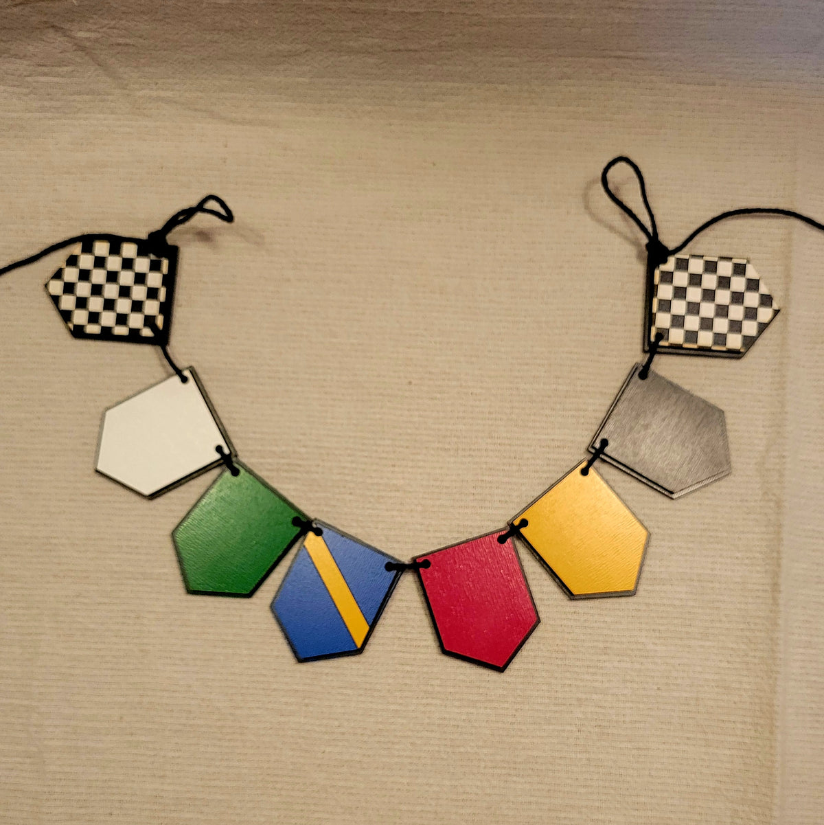 Mini Racing Flag Banner