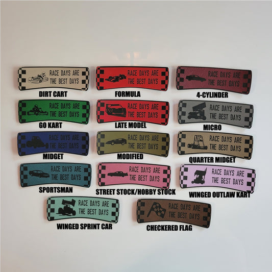 Race Car Race Days Best Days Hair Claw Clip