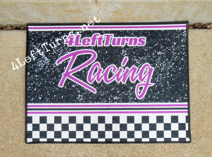 Custom Personalized Racing Welcome Mat